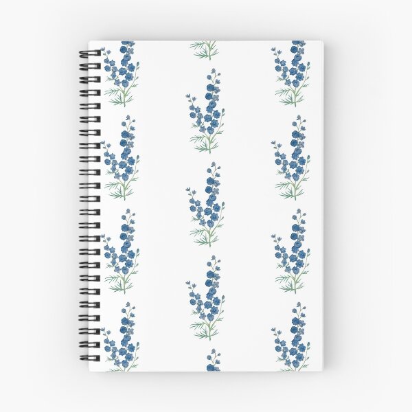 Item preview, Watercolor Delphinium Belladonna pattern design designed and sold by muffinstandd.