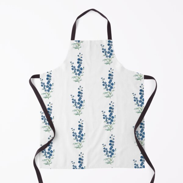 Item preview, Watercolor Delphinium Belladonna pattern design designed and sold by muffinstandd.