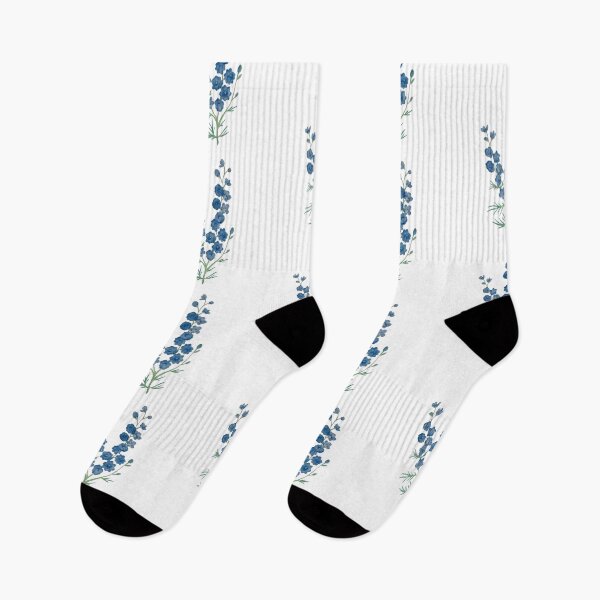 Item preview, Watercolor Delphinium Belladonna pattern design designed and sold by muffinstandd.