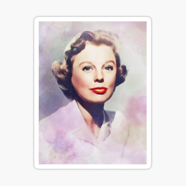 “June Allyson, Movie Legend” Sticker for Sale by Hollywoodize | Redbubble