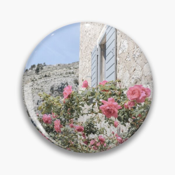 Item preview, Blooming pink roses on the island of Brac in Croatia designed and sold by Melissa Peltenburg.
