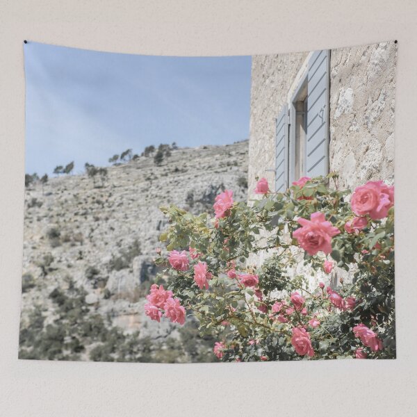 Item preview, Blooming pink roses on the island of Brac in Croatia designed and sold by Melissa Peltenburg.
