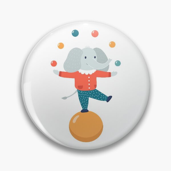 Aperçu de l'œuvre Éléphants sur boules colorées créée et vendue par Capictures.