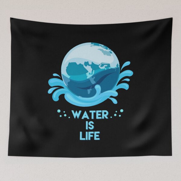 Item preview, Water is Life, World Water Day 2021 designed and sold by ZaydounStark.