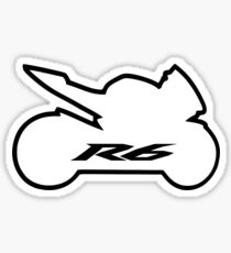 Yamaha YZF R6 Silhouette Sticker