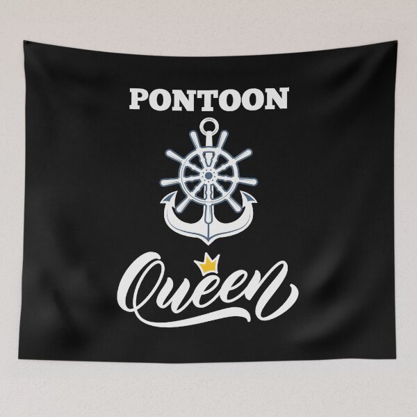 Item preview, Pontoon Queen Shirt Funny Pontoon Boat Accessories designed and sold by MalikaBela.