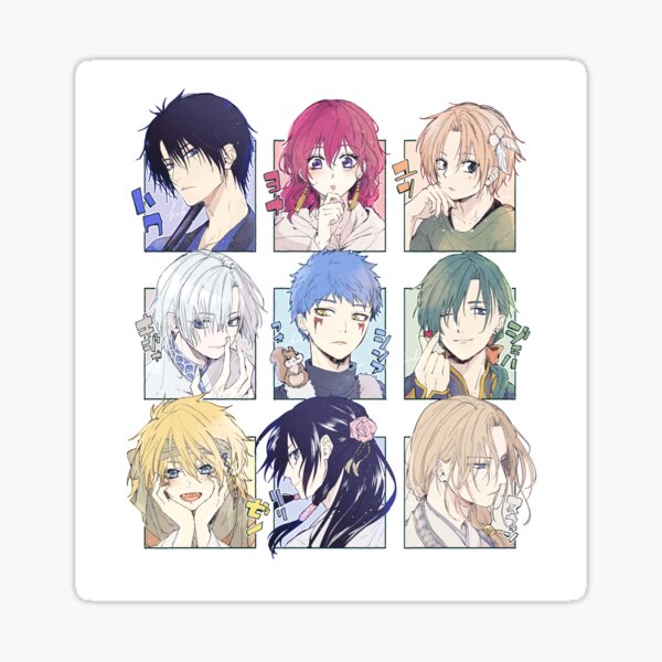 Yona of the dawn || The Dark Dragon and the Happy Hungry Bunch Sticker