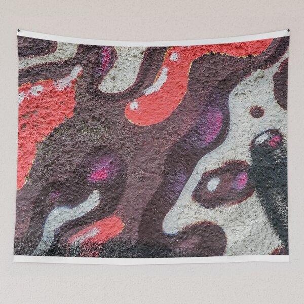 Item preview, GRAFFITI ABSTRACT - ACRILIC - WALL - COOL - RED - PATTERN designed and sold by Tropical Blood.