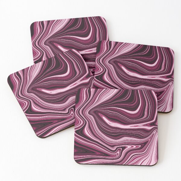Item preview, Retro Abstract Pattern Pink and Black designed and sold by RomeoSketches.