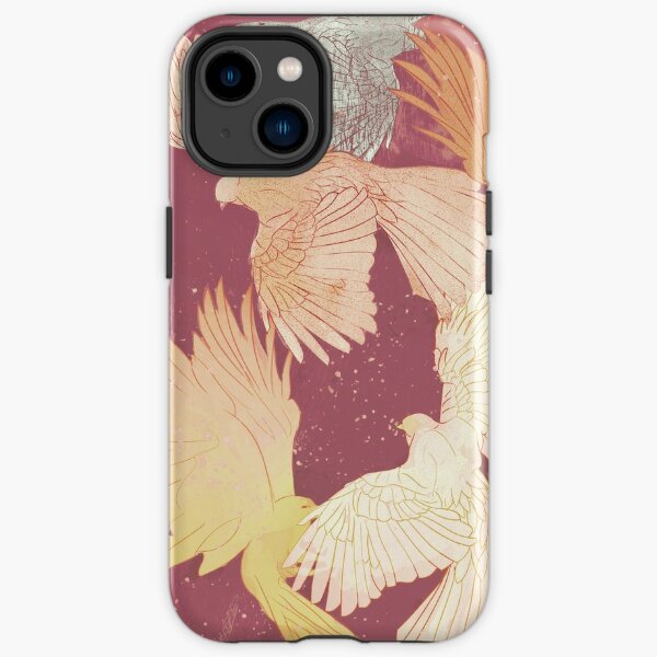  Bird pattern, Ruddy iPhone Tough Case