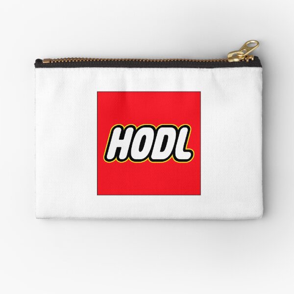 HODL - Brick Style Zipper Pouch