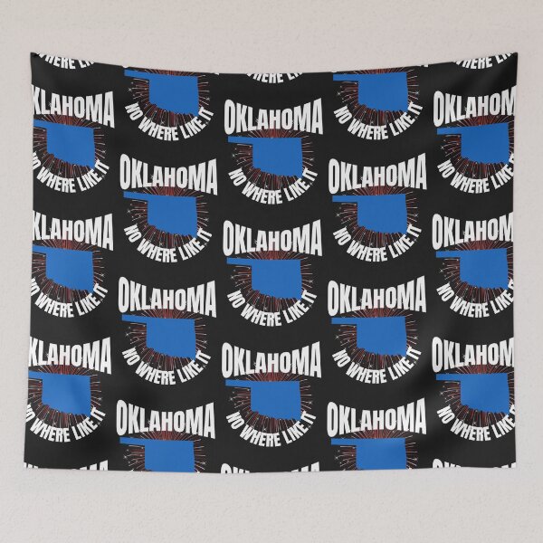 Item preview, OAKLAHOMA STATE, MAP, NO WHERE LIKE IT, SOONER STATE, 46TH STATE, designed and sold by R B Chrystal.