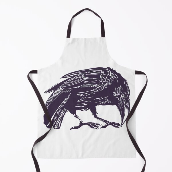 Item preview, Raven linocut print designed and sold by Rachel Collier-Wilson.