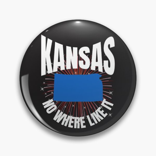 Item preview, KANSAS STATE, MAP, NOW WHERE LIKE IT, 34TH STATE, SUNFLOWER STATE, WHEAT STATE,  designed and sold by R B Chrystal.