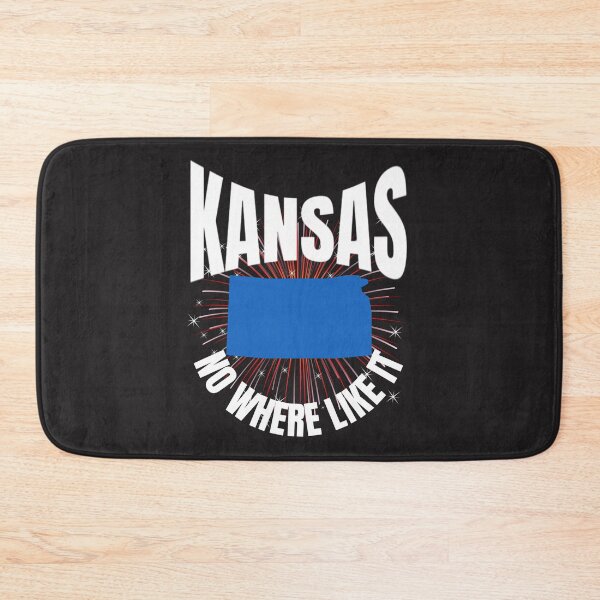 Item preview, KANSAS STATE, MAP, NOW WHERE LIKE IT, 34TH STATE, SUNFLOWER STATE, WHEAT STATE,  designed and sold by R B Chrystal.