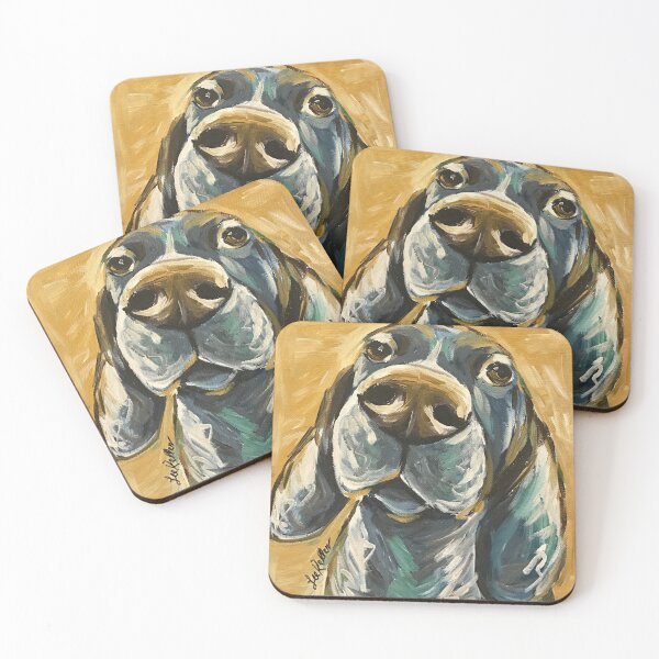 Item preview, Colorful Hound Dog designed and sold by leekellerart.