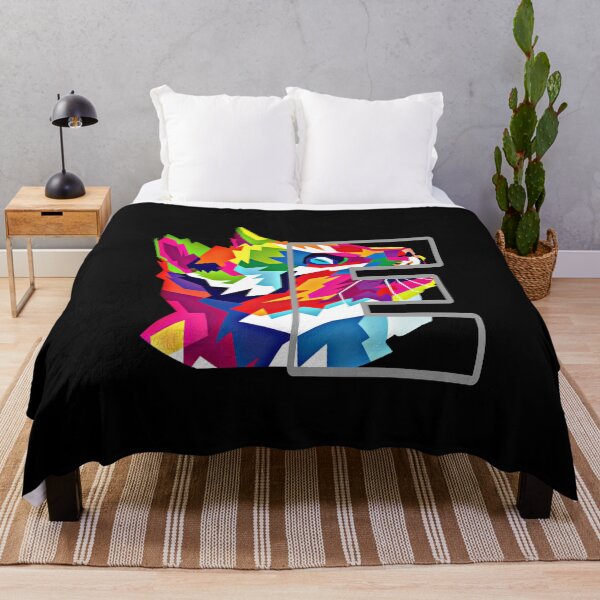 Artikelvorschau, süße Katze. bunte Katze. Buchstabe E. entworfen und verkauft von doctors-apparel.