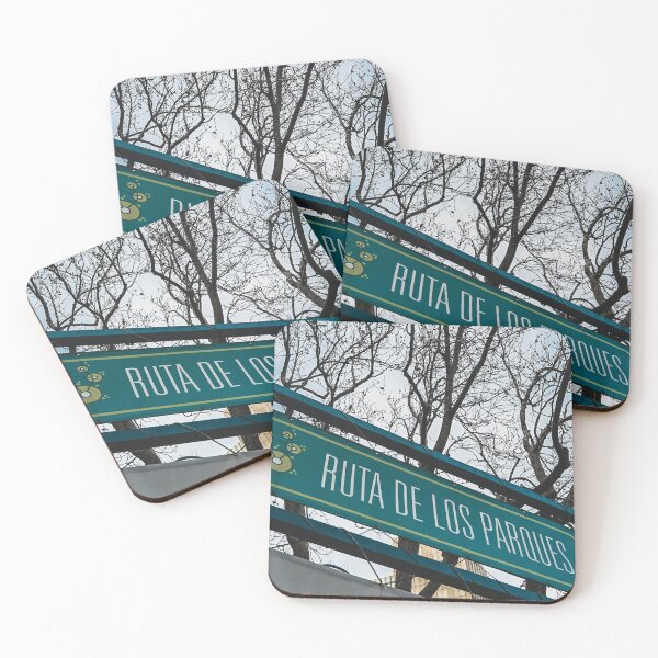 Item preview, RUTA DE LOS PARQUES - PARQUES - STREET - ZARAGOZA POSTER - PUZZLE  designed and sold by Tropical Blood.