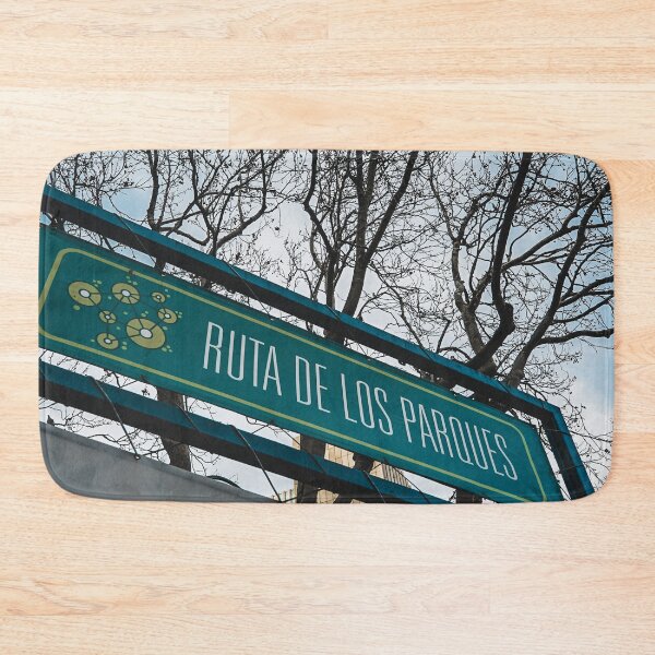 Item preview, RUTA DE LOS PARQUES - PARQUES - STREET - ZARAGOZA POSTER - PUZZLE  designed and sold by Tropical Blood.