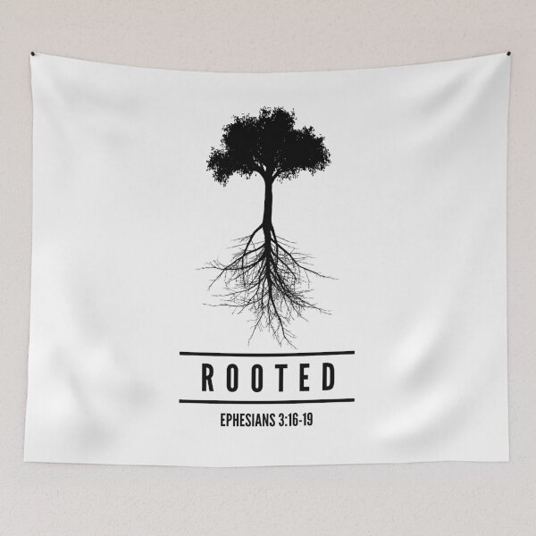 Item preview, Rooted: Ephesians 3:16-19 (Black) designed and sold by BravenWild.