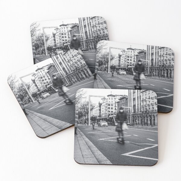 Item preview, ZARAGOZA BLACK AND WHITE - ZARAGOZA STREETS - POSTER - PUZZLE  designed and sold by Tropical Blood.