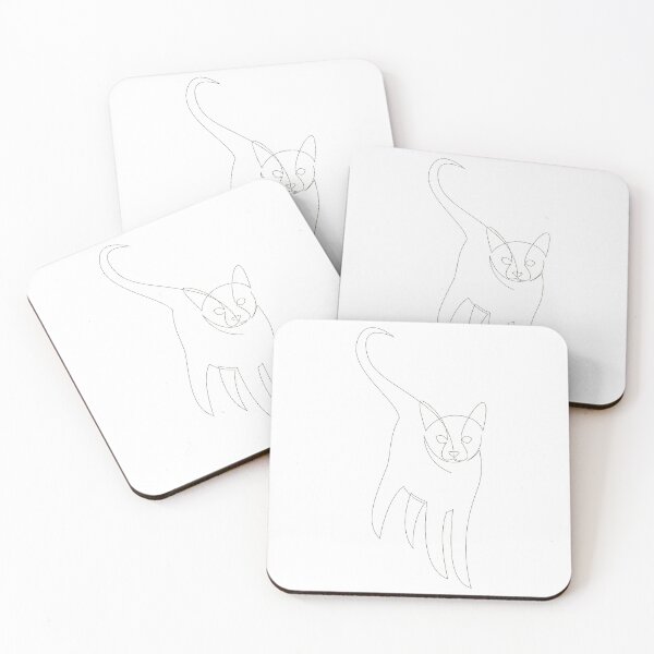 Item preview, Cat One Line Drawing designed and sold by addillum.