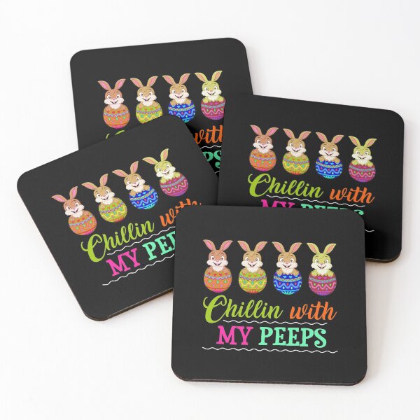 Item preview, Chillin' With My Peeps Funny Easter Day Gift Men Women Kids Boy Girl T-Shirt designed and sold by thuba257.