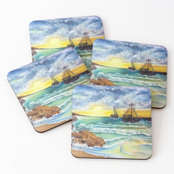 Item preview, SAILBOATS AT SUNSET, FINE ART PRINT, SEASCAPE INSPIRED BY NATURE designed and sold by Adri Barnard.