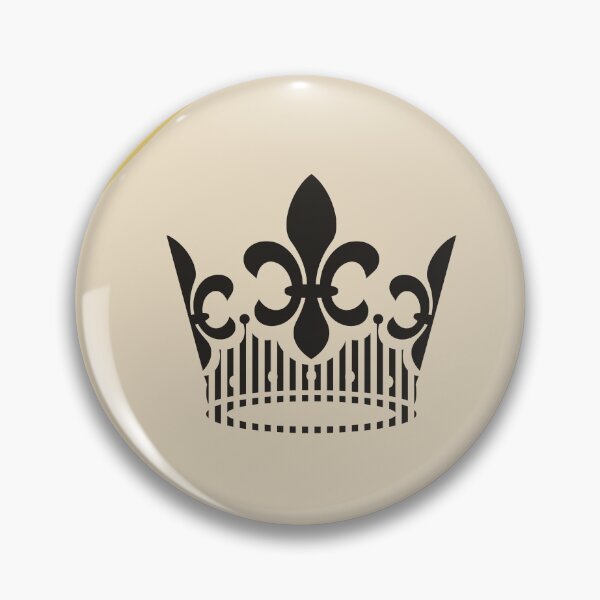Item preview, Black Crown Fleur-de-Lys - Luxe 09 designed and sold by vortexatelier.