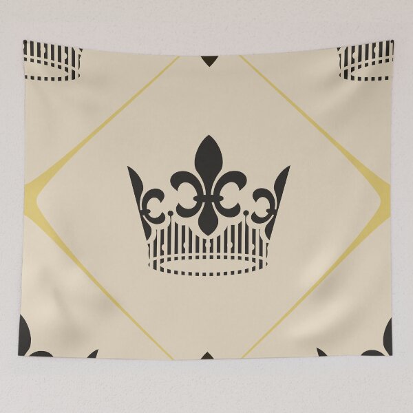 Item preview, Black Crown Fleur-de-Lys - Luxe 09 designed and sold by vortexatelier.
