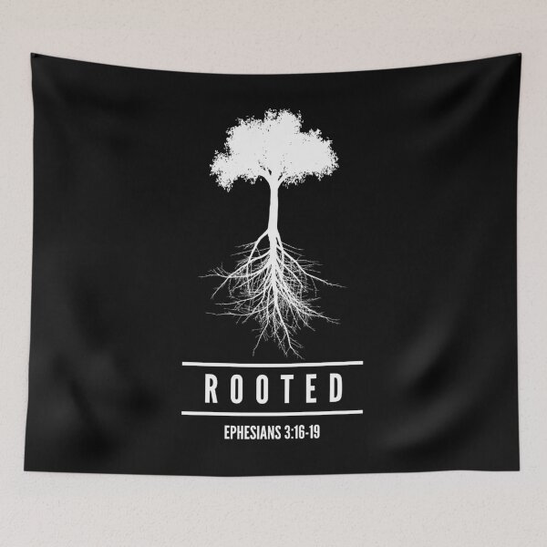 Item preview, Rooted: Ephesians 3:16-19 (White) designed and sold by BravenWild.