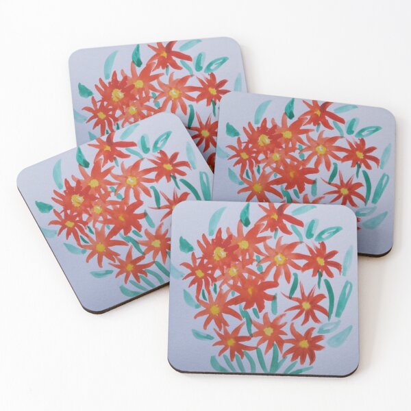 Item preview, Orange Flowers designed and sold by Abi Latham.