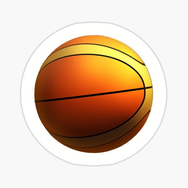 Basketball. Sports, 3D illustration concept Sticker