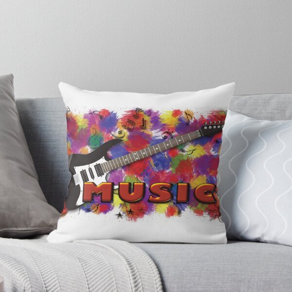 Item preview, Guitarra musical con colores abstractos designed and sold by iTrending.