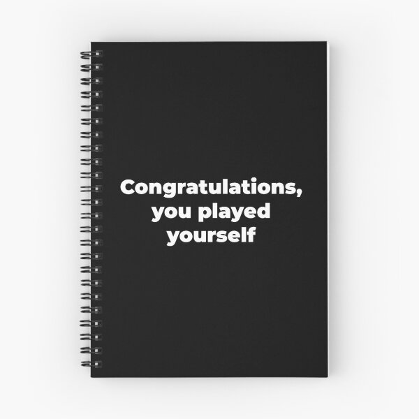 Item preview, Congratulations, you played yourself designed and sold by Zexten.