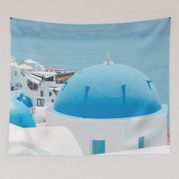 Item preview, Santorini, Oia blue domes designed and sold by ArnitaArnita.