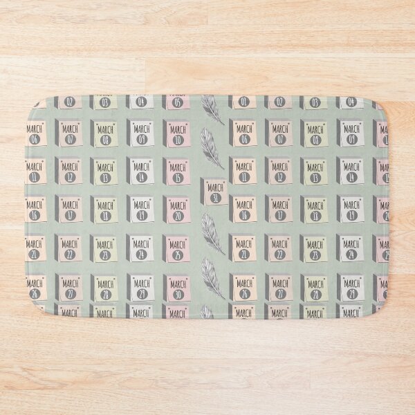 Item preview, March Calendar Planner | Aesthetic | Feathers  designed and sold by VintagePrada.