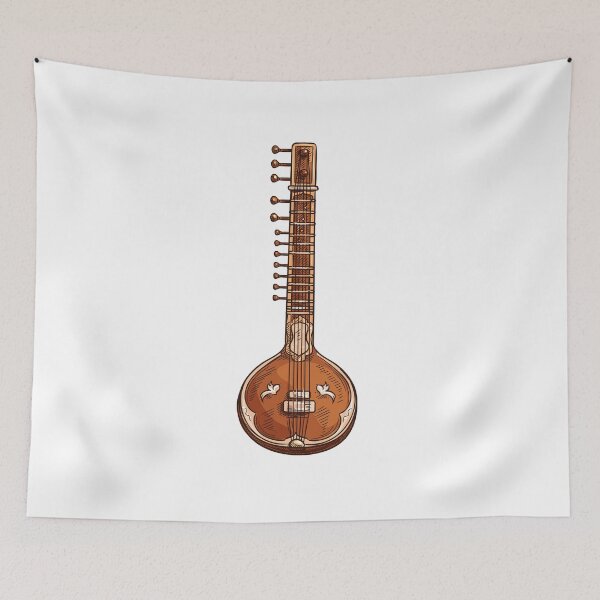 Item preview, Sitar designed and sold by ThrowPillows.
