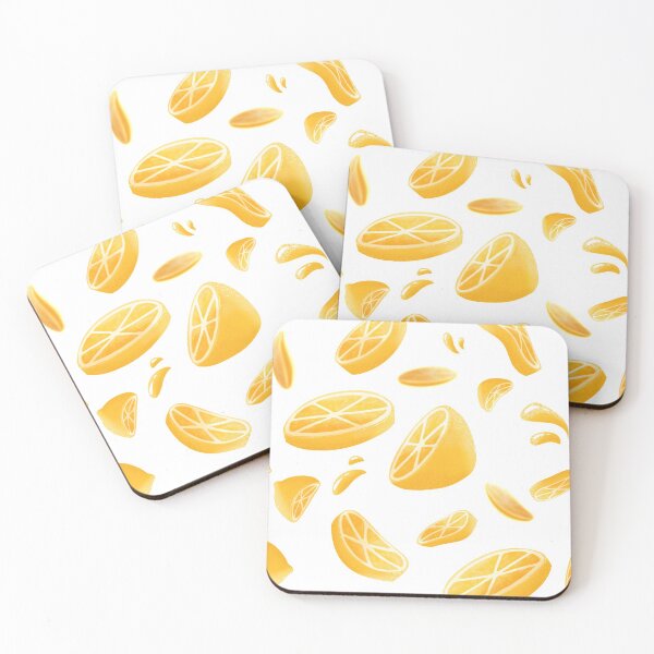Item preview, Juicy summer lemon print, yellow mood designed and sold by arboxart.