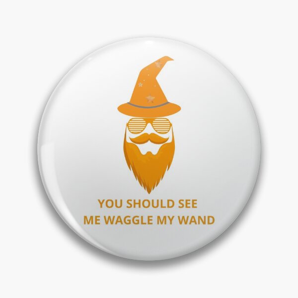 Item preview, Bearded wizard wand waggler Funny designed and sold by kawrdesigns.