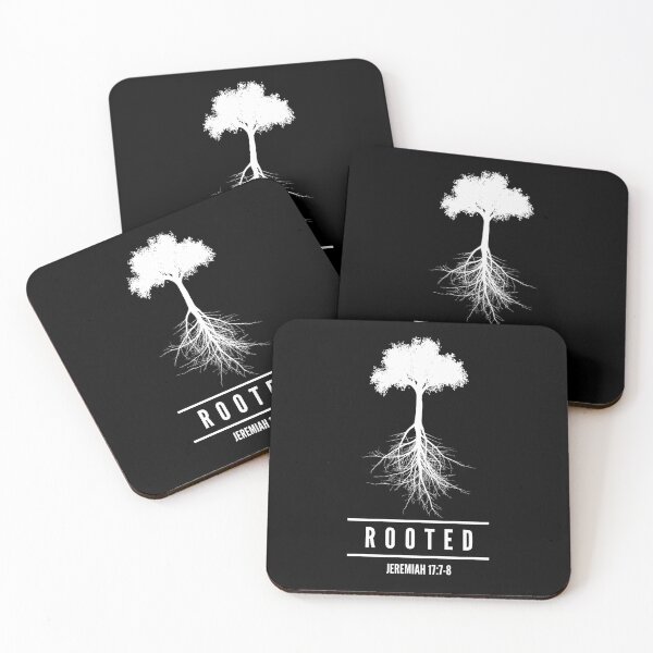Item preview, Rooted: Jeremiah 17:7-8 (White) designed and sold by BravenWild.