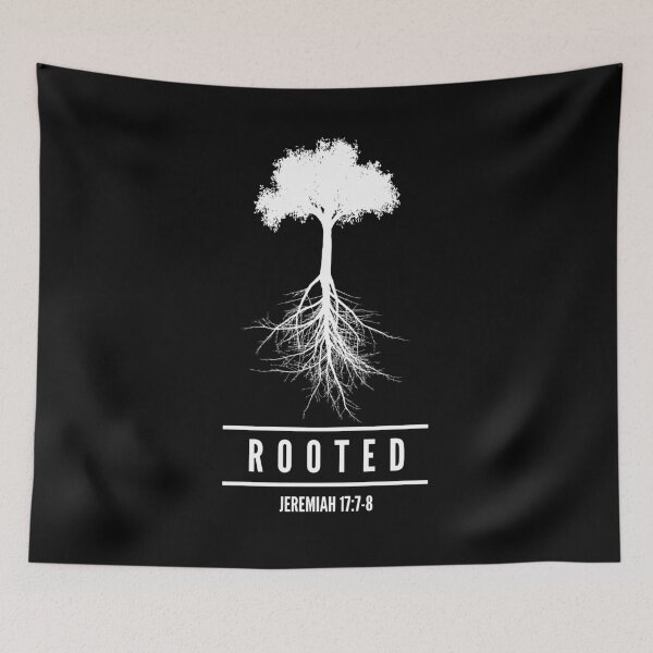 Item preview, Rooted: Jeremiah 17:7-8 (White) designed and sold by BravenWild.
