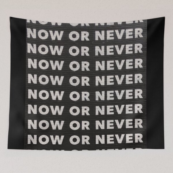 Item preview, inspiration now or never shirt! designed and sold by ImRotem.