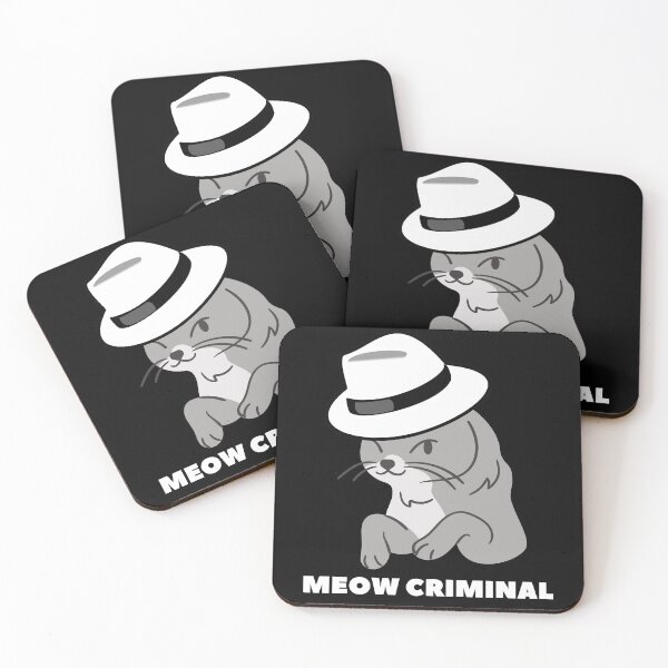 Item preview, Meow criminal designed and sold by Trantor-Tees.
