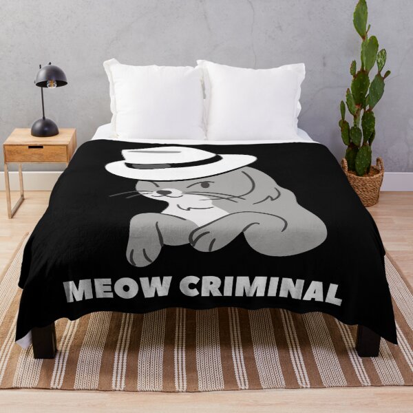 Item preview, Meow criminal designed and sold by Trantor-Tees.