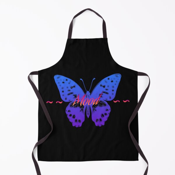 Item preview, Orange red mood with blue gradient butterfly designed and sold by ADS.