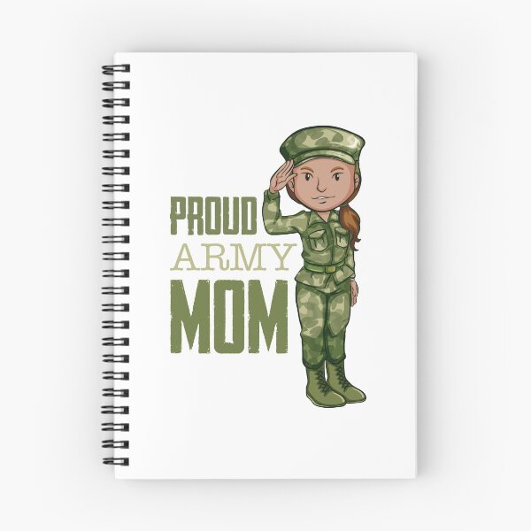 Item preview, Proud Army Mom! (on White) designed and sold by PawsitiveMum.