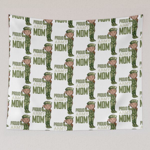 Item preview, Proud Army Mom! (on White) designed and sold by PawsitiveMum.