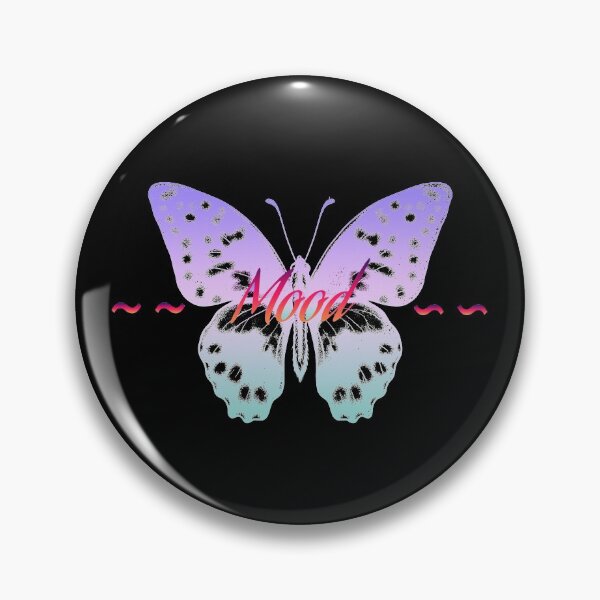Item preview, Orange red mood with pastel purple gradient butterfly designed and sold by ADS.