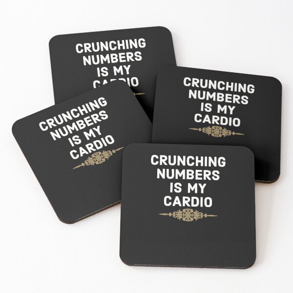 Item preview, Crunching Numbers Is My Cardio designed and sold by Kadouh.